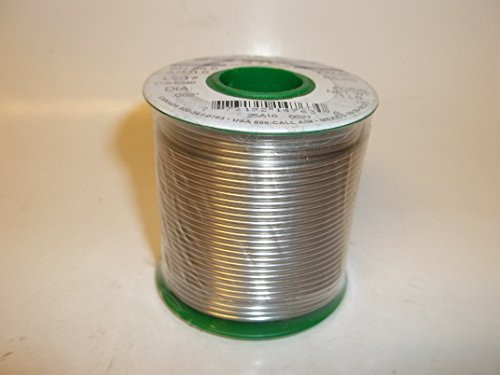 AIM Silver Wire Solder 96.5sn/3.5ag, Rosin Flux Core 2 percent, Lead Free 1lb Spool.062" Diameter 14ga FS