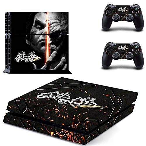 Tekken 7 PS4 Wrap Skin Cover - Playstation 4 Vinyl Decal Sticker Protective for PS4 Console and 2 PS4 Controller by Mr Wonderful Skin