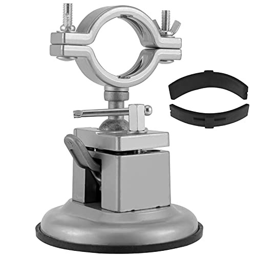 HAKZEON Vacuum Base Vise Universal Table Vise, Heavy Duty Bench Vise, Tilts Rotate 360 Vise Clamp for Fixed Tool, Welding, Carving, Woodworking, Metal Working, Jewelry Making