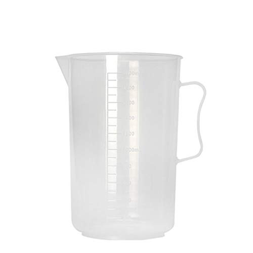 Deschem 3000ml Plastic Lab 3Litre PP Measuring Graduated Beaker Cup Container Handle