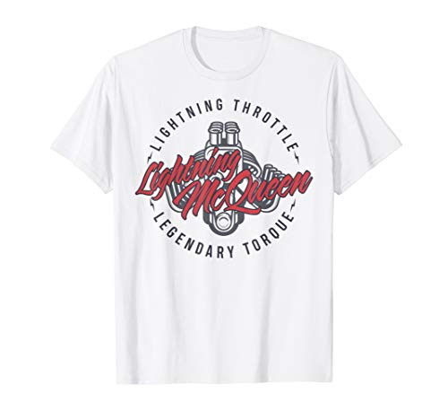 Disney Pixar Cars Lightning McQueen Engine Graphic T-Shirt Disney Pixar Cars Lightning McQueen Engine Graphic T-Shirt