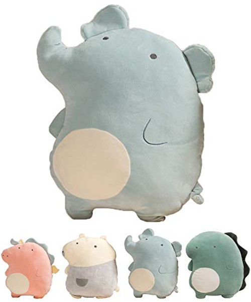 Soft Elephant Plush Hugging Pillow Cute Stuffed Animal Plushies Toy Kids Stuffed Animals Plush Toys for Birthday, Valentine, Christmas
