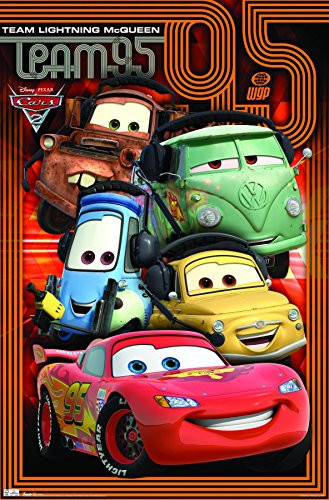 Trends International Cars 2 Pit Crew Wall Poster 22.375" x 34"