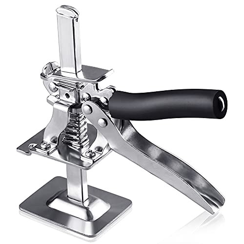 Labor-Saving Handheld Jack,Hand Lifting Tool Jack,Tile Leveling System Door Use Board Lifter Clamp Tool Hand Jack for Furniture,Tiles,Floors, Doors, Cabinet