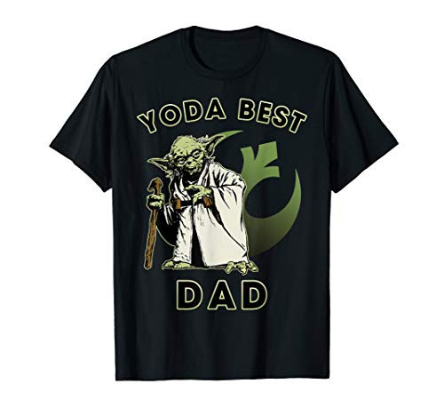 Star Wars Yoda Best Dad Rebel Logo T-Shirt