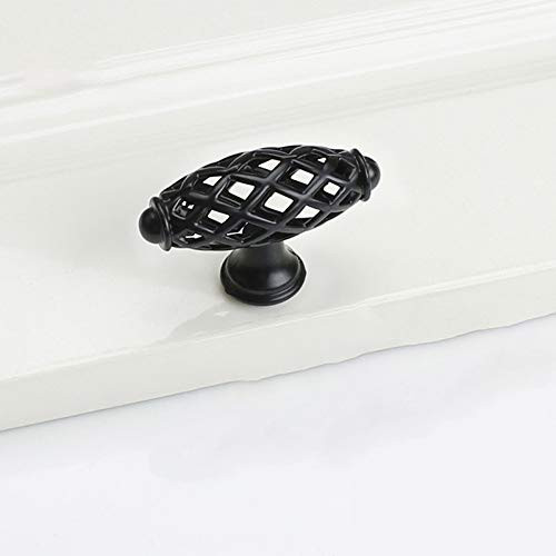 Cabinet Handle Cupboard Handle Door Knob Handle Door Pull Knob Cupboard Pull Bar Handles Knobs 10 Pack Zinc Alloy Birdcage Retro Drawer Knob Pull Cupboard Wardrobe Furniture Knobs with Screws