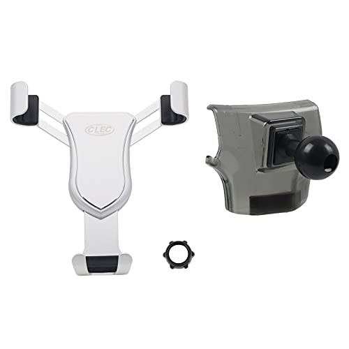 ITrims Car Phone Holder for Jeep Compass 2017-2021 Car Dashboard Mount Cell Phone Cradles Adjustable Phone Stand Holder Universal Compatible with Most Smartphones -Silver-