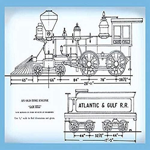 Buyenlarge 0-587-13245-0-P1827 an Old-Time Engine: Sam Hill Paper Poster, 18" x 27"