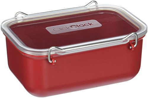 ClickClack Everyday Storage Container, 0.9-Quart, Red