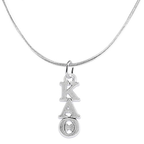 Kappa Alpha Theta Licensed Sorority Jewelry Manufacturer Lavaliere Necklace Hypoallergenic Safe-Safe-No Nickel, No Lead, and No Poisonous Cadmium
