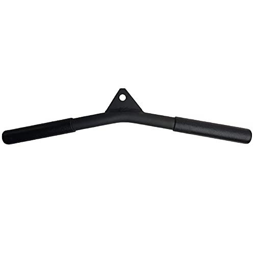 MARSAFIT LAT Pulldown Attachments for Cable Machine, LAT Pulldown Bar with Non-Slip Handle, LAT Bar for Home Gym Tricep Training -Length 20 Inch V bar-