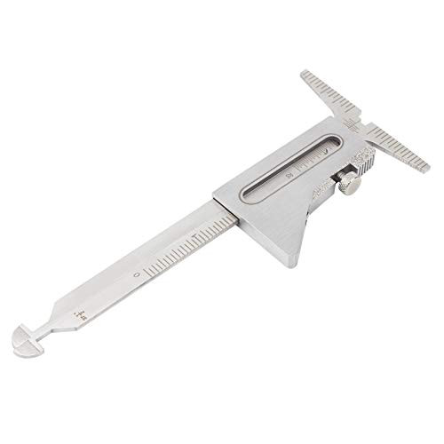 Pit Gauge, Stainless Steel Ruler Welding Gauge Inspection Accurate Hardware Manual Measuring Tools Fit for Universal