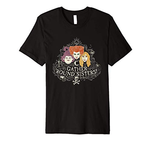 Disney Hocus Pocus Gather' Round Sanderson Sisters Premium T-Shirt Disney Hocus Pocus Gather' Round Sanderson Sisters Premium T-Shirt