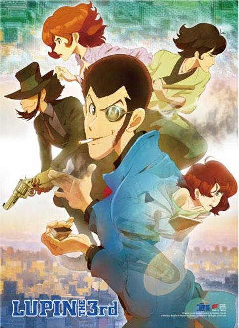Great Eastern Entertainment Lupin The Third Key Art Wall Scroll Multi Great Eastern Entertainment Lupin The Third Key Art Wall Scroll Multi