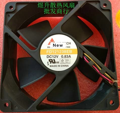Davitu Remote Controls - For Emacro For Y.S.TECH FD121238EB DC 12V 0.83A 3-Wire 120x120x38mm Server Cooling Fan