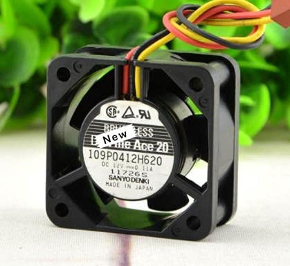 Davitu Remote Controls - For Sanyo 109P0412H620 DC 12V 0.11A 3-Wire 40x40x20mm Server Cooling Fan