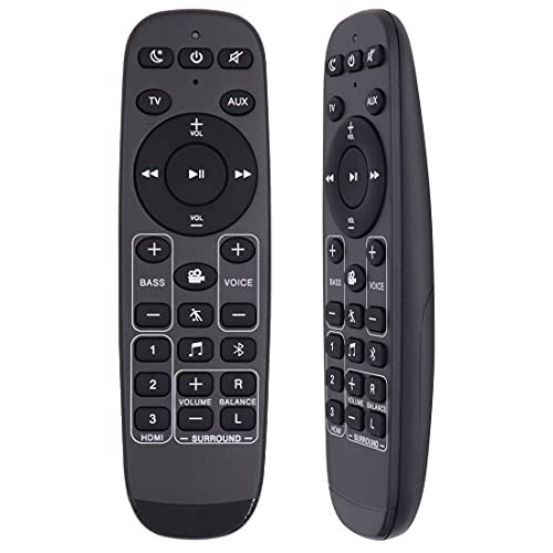 New Remote Control with Battery for Polk Audio Surroundbar Soundbar RE9114-1, RE91141, RTRE91141,MagniFi 2, MagniFi Mini Home Theater Surround Sound Bar