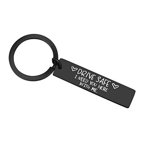 Drive Safe Keychain I Need You Here With Me, Gifts For Dad Husband Boyfriend On Father's Day ?Mother's Day Gift, Father's Day Gift
