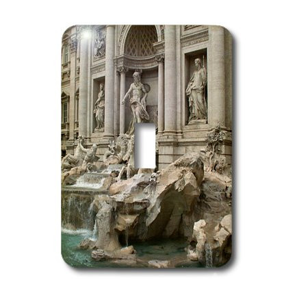 3dRose lsp_47792_1 Trevi Fountain In Rome, Italy Toggle Switch