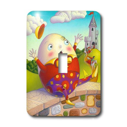 3dRose lsp_109025_1 Humpty Dumpty On A Brick Wall Single Toggle Switch