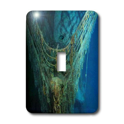 3dRose LLC lsp_100314_1 Bow Of Sunken Titanic Single Toggle Switch