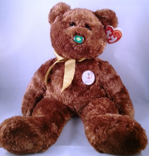 Ty Buddy Champion Bear Brazil FIFA Cup by Beanie Buddies