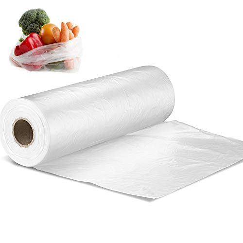 16" X 20" Plastic Produce Bag on a Roll, Clear Food Storage Bags for Bread Fruits Vegetable, 350 Bags/Roll 16" X 20" Plastic Produce Bag on a Roll, Clear Food Storage Bags for Bread Fruits Vegetable, 350 Bags/Roll