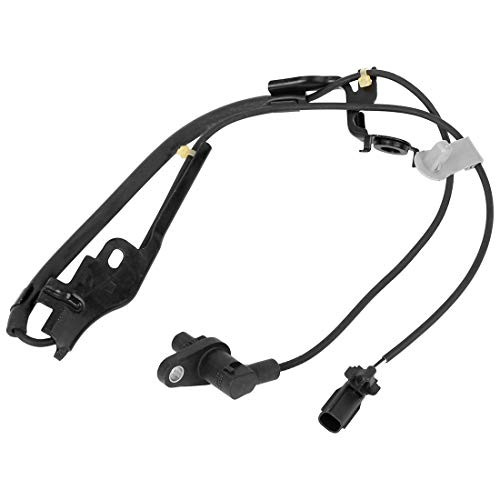 X AUTOHAUX 89543-48040 Front Left Car Engine ABS Wheel Speed Sensor Black