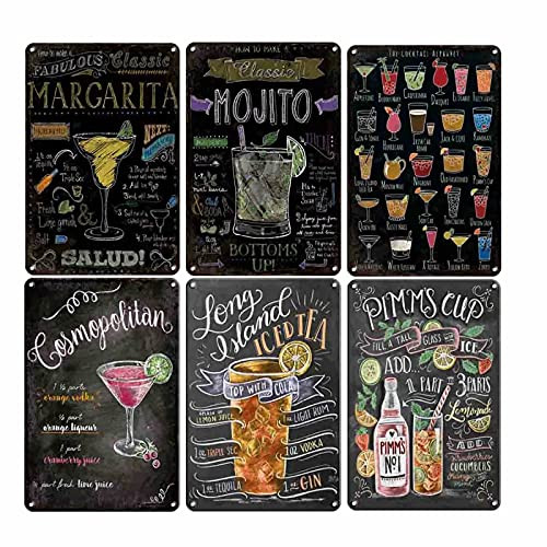 Preciser Beer Tin Metal Sign Vintage Signs for Man Cave, Cafes Bars Pubs Shop Wall Decorative Retro Signs 8x12inchx6pcs Preciser Beer Tin Metal Sign Vintage Signs for Man Cave, Cafes Bars Pubs Shop Wall Decorative Retro Signs 8x12inchx6pcs