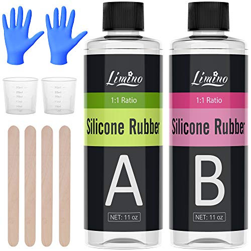Silicone Molds Making Kit - 22oz 1:1 Mixing Ratio Fast Curing Molds Making Silicone for Resin Molds, Casting - Translucent Liquid Silicone Rubber for Mold Making, DIY Jewelry Making, Crafts Silicone Molds Making Kit - 22oz 1:1 Mixing Ratio Fast Curing Molds Making Silicone for Resin Molds, Casting - Translucent Liquid Silicone Rubber for Mold Making, DIY Jewelry Making, Crafts