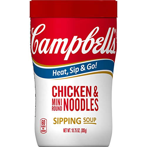 Campbell's Soup on the Go, Chicken  and  Mini Round Noodles, 10.75 oz