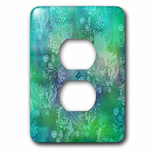 3dRose LLC lsp_152003_6 Sea Green and Purple Floral Abstract 2 Plug Outlet Cover 3dRose LLC lsp_152003_6 Sea Green and Purple Floral Abstract 2 Plug Outlet Cover