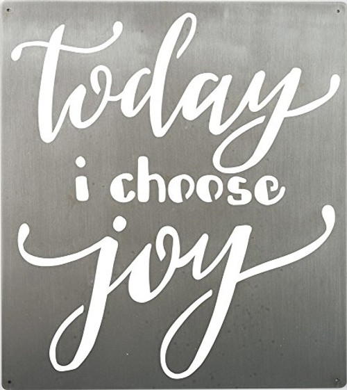 Primitives by Kathy Today I Choose Joy Metal Sign Cut Out Letters Primitives by Kathy Today I Choose Joy Metal Sign Cut Out Letters