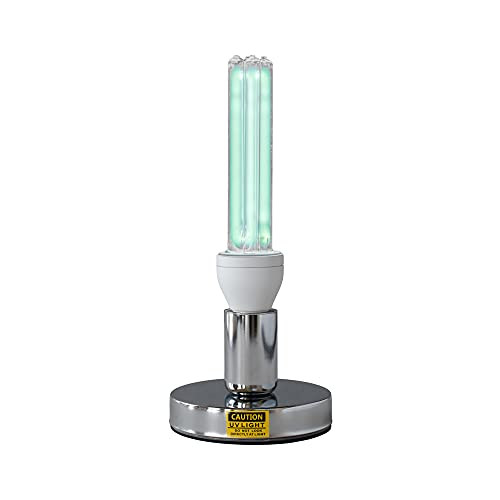 Ozone UV Germicidal Light UVC Lamp Timer | UV Disinfection Light Bulb with Remote Control 25 W | Ozone Lamp UV Light Disinfection and UV Light Sanitizer for Home