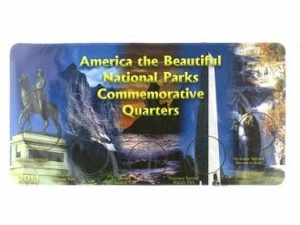 Edgar Marcus 2011 America The Beautiful Quarters Specialty Coin Holder and Vinyl Sleeve Set