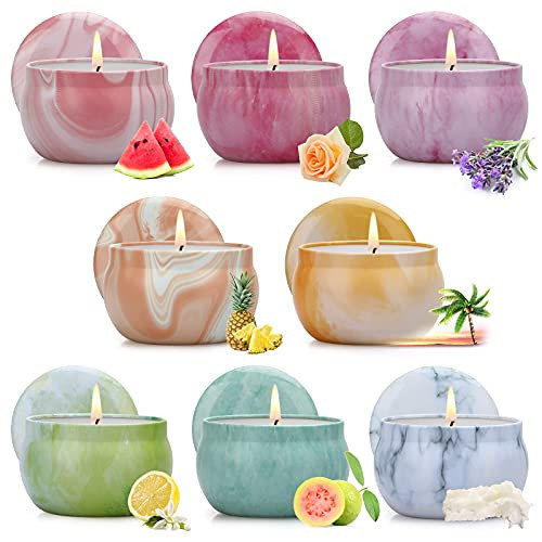 Scented Candles Gifts for Women,8 Pack Candles for Home Scented Aromatherapy Stress Relief Soy Wax Candles for Bath Yoga Women Birthday Gifts