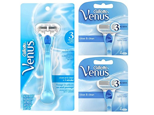 Gillette Venus Womens Razor Refill Cartridges 9 Count and 1 Razor Handle