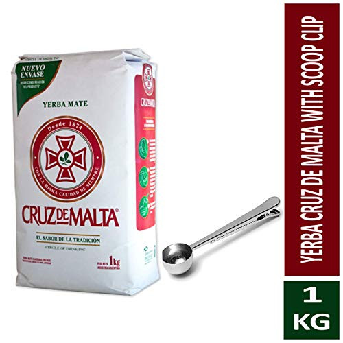 Cruz De Malta Yerba Mate - 1kg - Includes Scoop Clip Combo Cruz De Malta Yerba Mate - 1kg - Includes Scoop Clip Combo