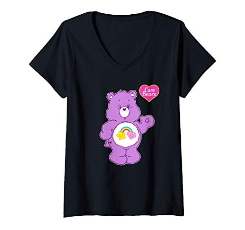 Womens Care Bears Best Friend Bear V-Neck T-Shirt