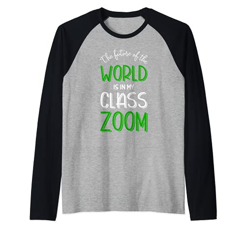 Virtual Remote Class Zoom Tshirt Raglan Baseball Tee
