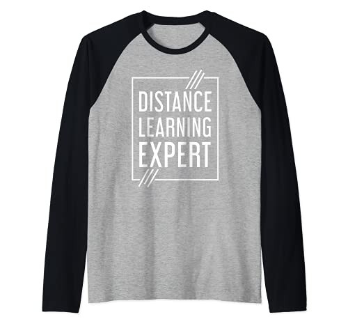 Distance Learning Expert Virtual Remote Tshirt Raglan Baseball Tee