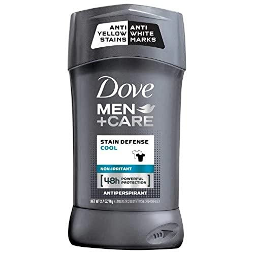 Dove Men plusCare Antiperspirant Deodorant Stick Stain Defense Cool 2.7 -Pack of 4-