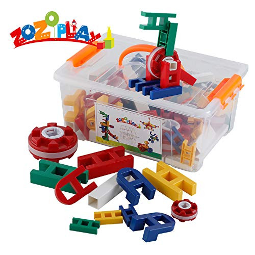 ZoZoplay STEM Learning Toy Engineering Creative Construction Building Blocks Kids Educational Toy Set for Boys and Girls Ages 3 4 5 6 7 8 9 Yr Old