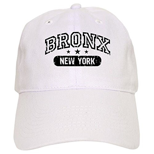 CafePress Bronx New York Baseball Cap with Adjustable Closure, Unique Printed Baseball Hat White