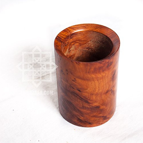 thuya WOOD Pen Holder/ Moroccan Wood Desk Organizer/ Thuja Wooden Pencil Holder/ Wood Desk Storage/ Desk Organizer/ Office Organization