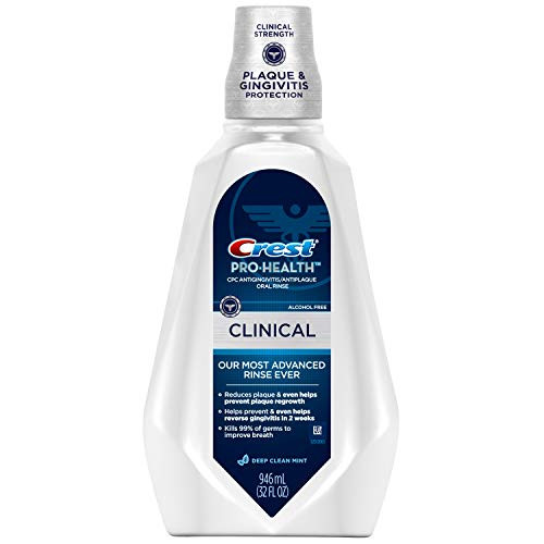 Crest Pro-Health Clinical Deep Clean Mint Oral Rinse 32 oz -Pack of 2-