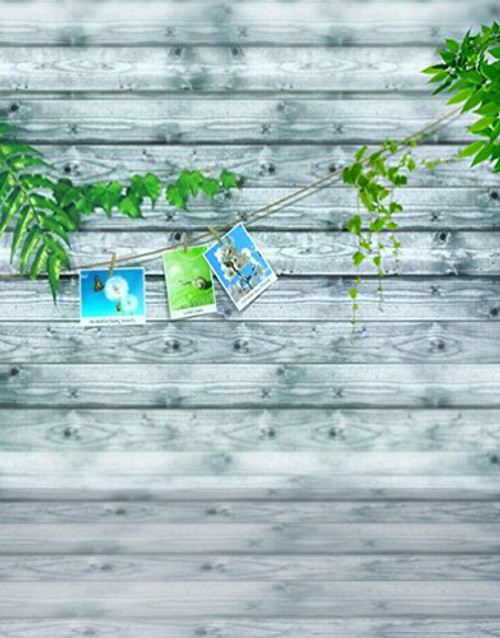 Wooden Floor Wall Green Leaf Photography Backdrops Photo Props Studio Background 5x7ft Wooden Floor Wall Green Leaf Photography Backdrops Photo Props Studio Background 5x7ft