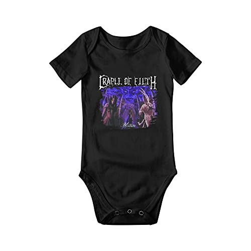 Cradle Of Filth Midian Baby Short Sleeve Funny Onesies Infant Toddler Newborn Bodysuits