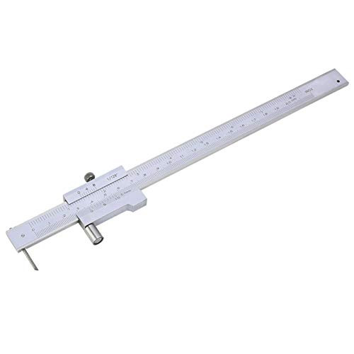 Caliper Marking Gauge, Vernier Caliper, Parallel Crossed Caliper Stainless Steel Parallel Crossed Vernier Caliper Marking Gauge Measuring Instrument Tool-0-200mm-