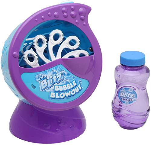 JA-RU Blitz Premium Bubbles Bubble Frenzy Bubble Machine for Kids -1 Units-, Safety Tested USA Brand Bubble Toy Toddlers  and  Baby Fun. Birthday Party Favor Decoration. 1570-1A